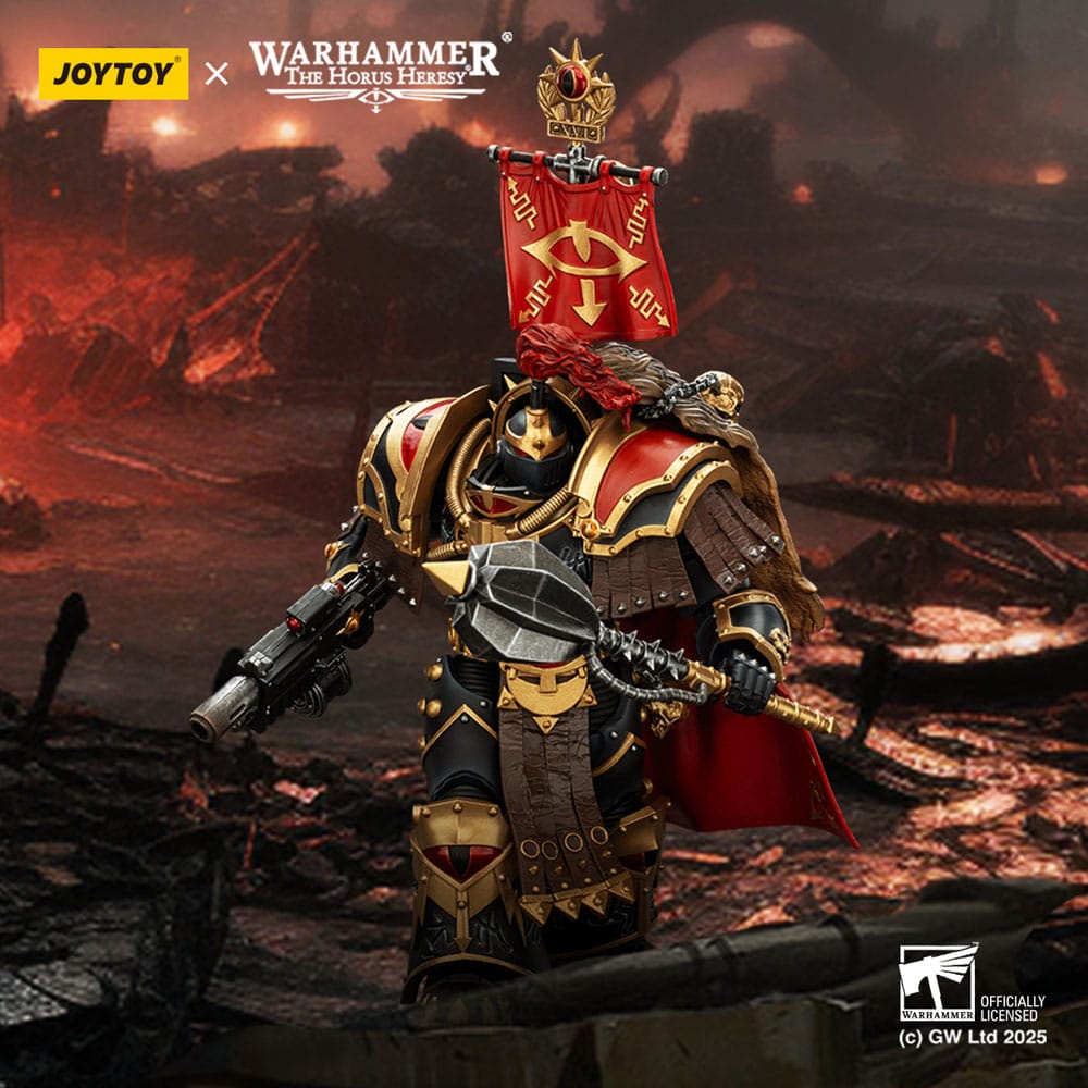 Warhammer 40,000 : Sons of Horus Action Figurine Legion Cataphractii Praetoravec Combi-Melta et Power Maul 14 cm