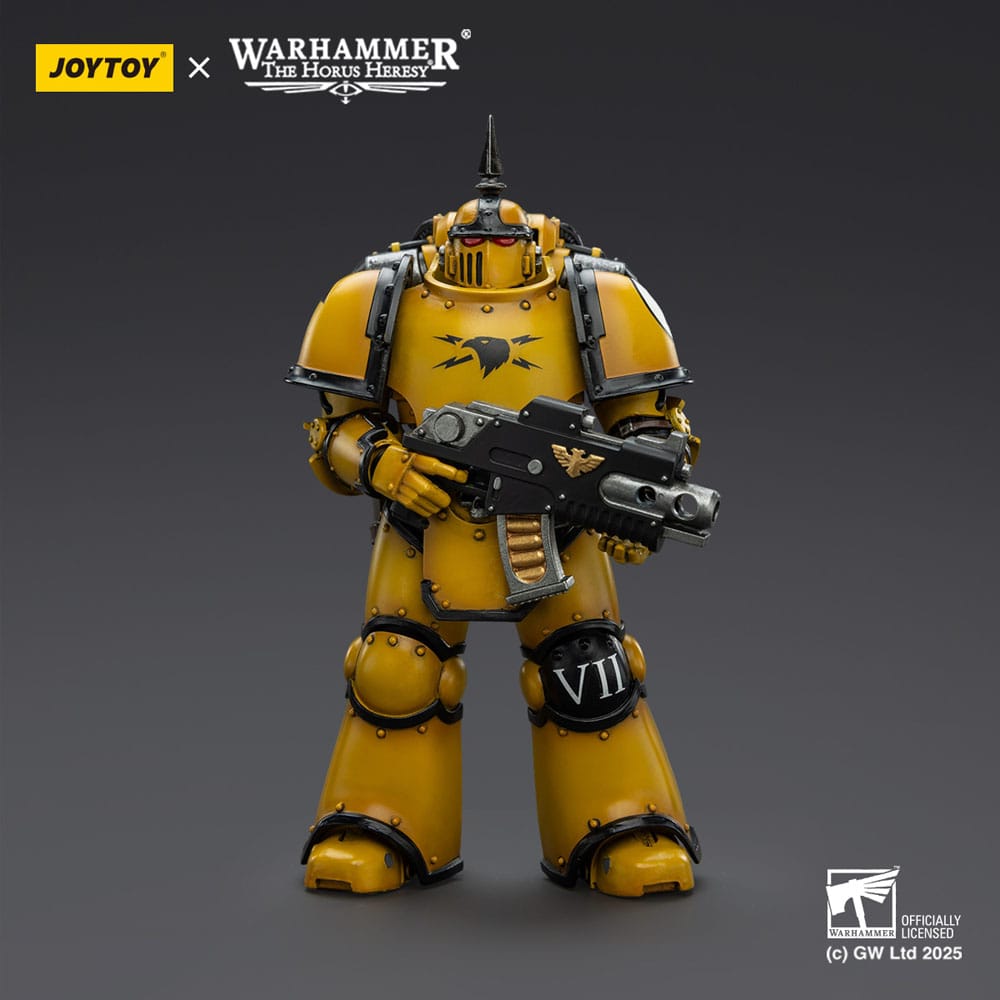 Warhammer La Herejía de Horus Figura de acción Puños imperiales MK lll Legionario táctico 12 cm