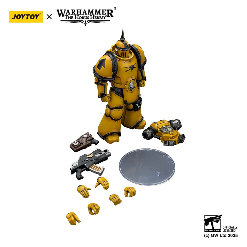 Warhammer La Herejía de Horus Figura de acción Puños imperiales MK lll Legionario táctico 12 cm