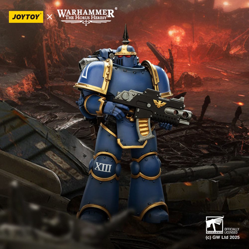 Warhammer The Horus Heresy Action Figure Ultramarines MK lll Legionario Tattico 12 cm