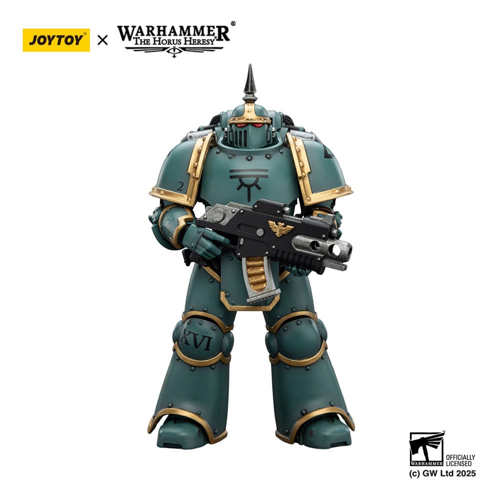 Warhammer La Herejía de Horus Figura de acción Sons of Horus MK lll Legionario táctico 12 cm