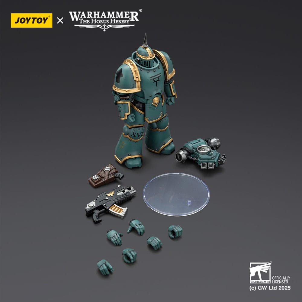 Warhammer La Herejía de Horus Figura de acción Sons of Horus MK lll Legionario táctico 12 cm