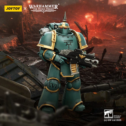 Warhammer La Herejía de Horus Figura de acción Sons of Horus MK lll Legionario táctico 12 cm