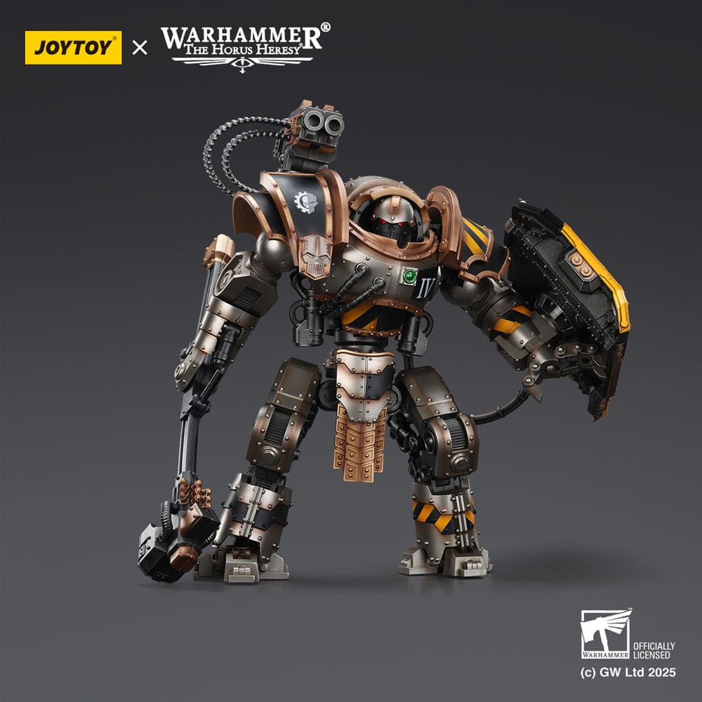 Warhammer La Herejía de Horus Figura de Acción Guerreros de Hierro Círculo de Hierro Clase Domitar-Ferrum Autómatas de Batalla con Escudo de Batalla Karceri 24 cm