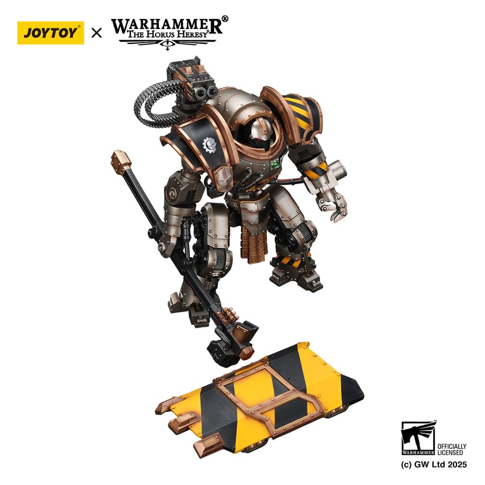 Warhammer La Herejía de Horus Figura de Acción Guerreros de Hierro Círculo de Hierro Clase Domitar-Ferrum Autómatas de Batalla con Escudo de Batalla Karceri 24 cm