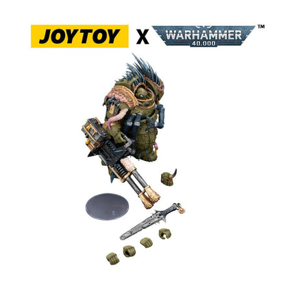 Warhammer 40,000 Action Figure Death Guard Blightlord Terminator 1 con cannone automatico Reaper e lame bubbotiche 14 cm