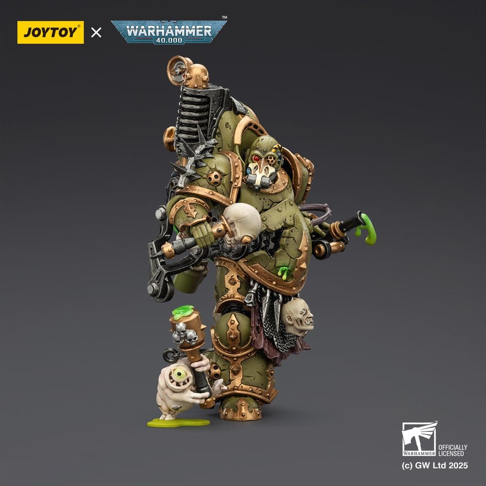 Warhammer 40,000 Figura de acción Death Guard Foul Blight engendra con pulverizador de plaga 12 cm