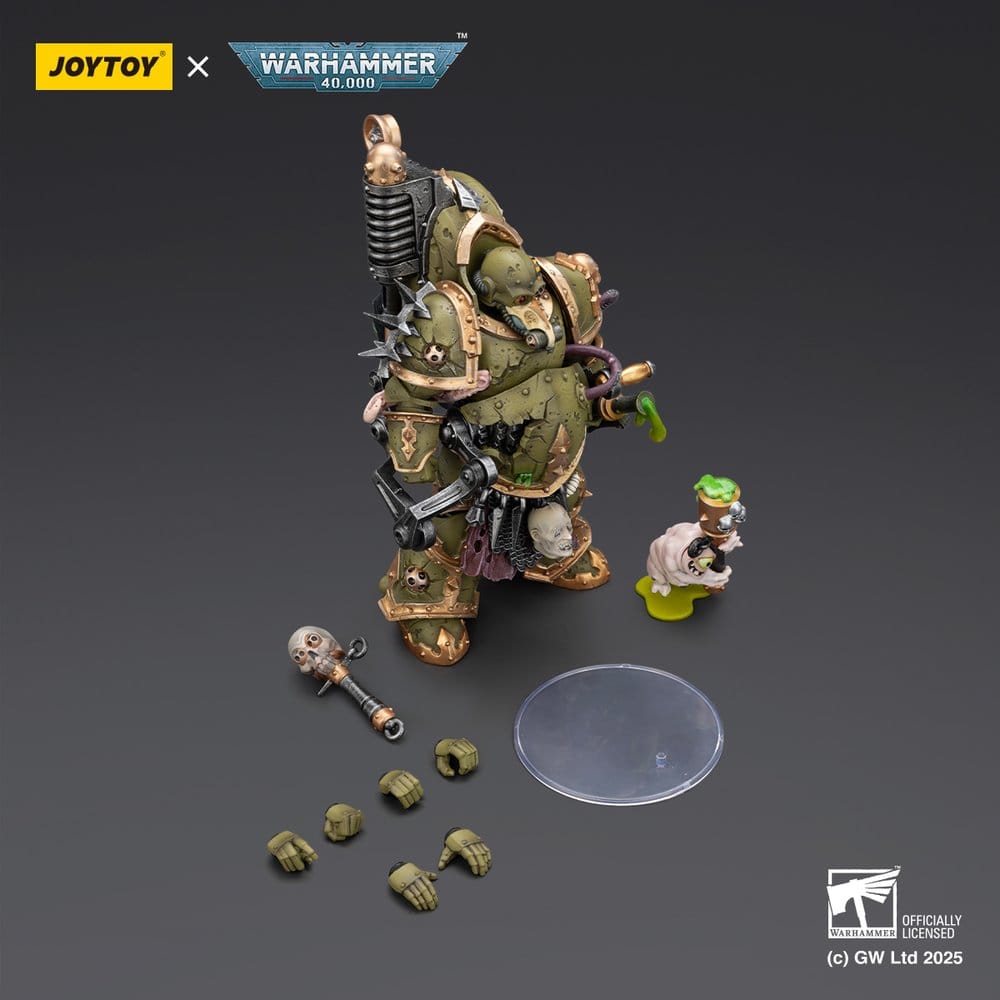 Warhammer 40,000 Figura de acción Death Guard Foul Blight engendra con pulverizador de plaga 12 cm