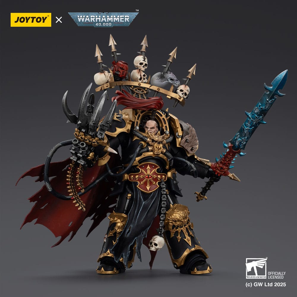 Warhammer 40,000 Akcijska figura Black Legion Abaddon the Dispoiler with Drach'nyen and the Talo 16 cm