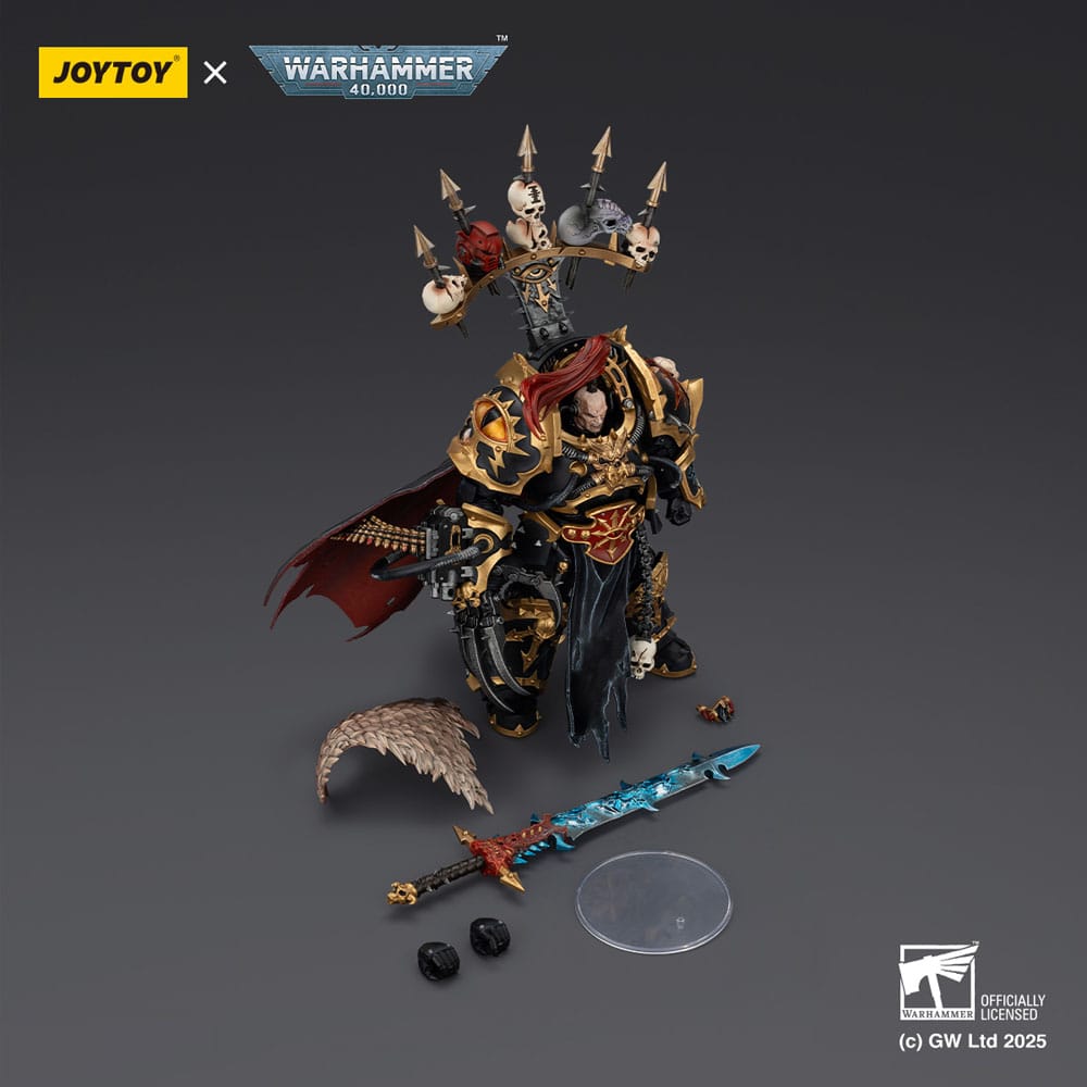 Warhammer 40,000 Akcijska figura Black Legion Abaddon the Dispoiler with Drach'nyen and the Talo 16 cm