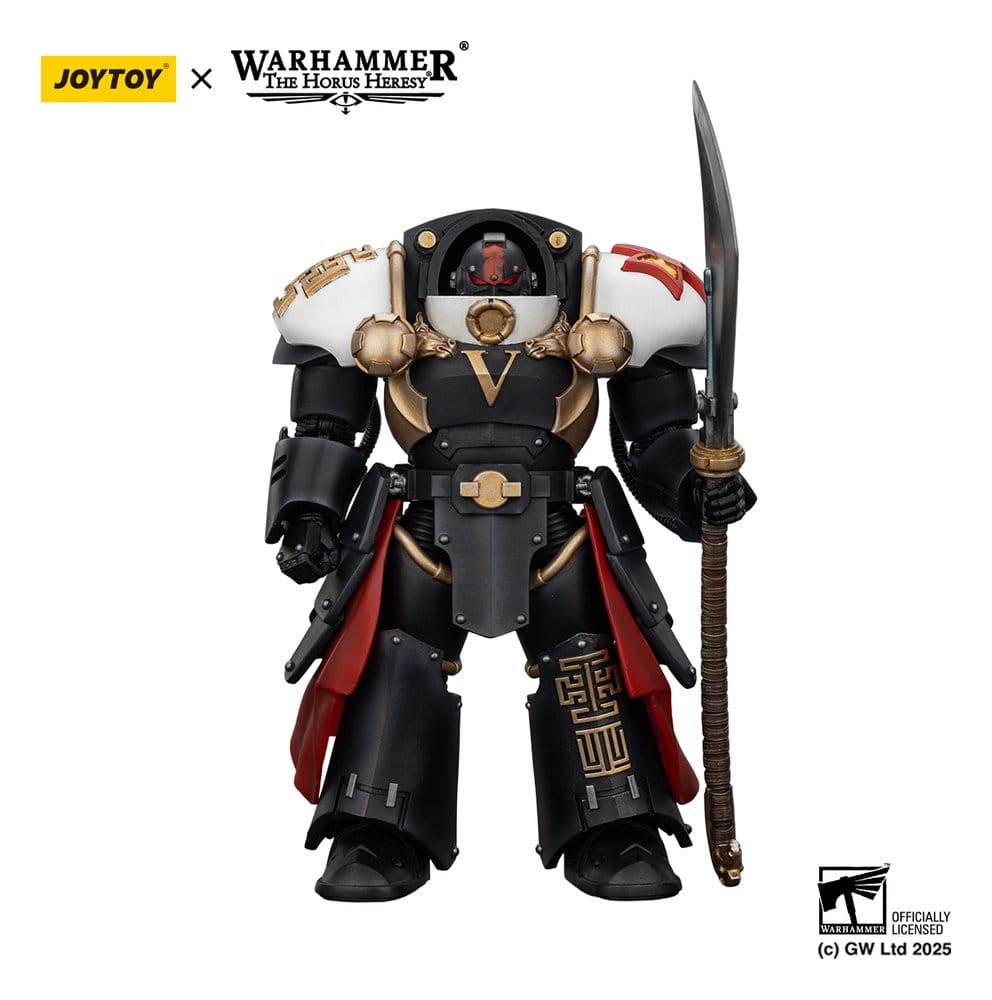 Warhammer The Horus Heresy Action Figure White Scars Ebon Keshig Terminator 1 con Power Glaive 13 cm