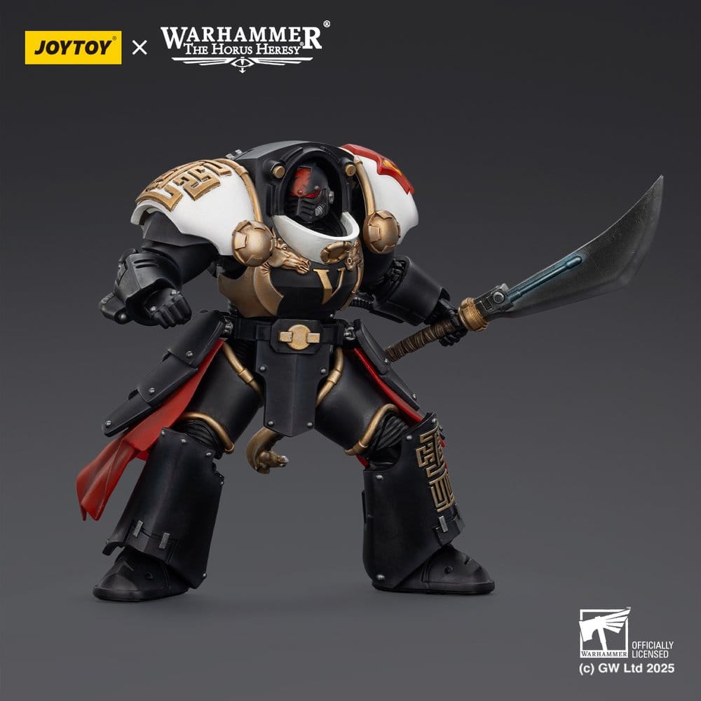 Warhammer The Horus Heresy Action Figure White Scars Ebon Keshig Terminator 1 con Power Glaive 13 cm