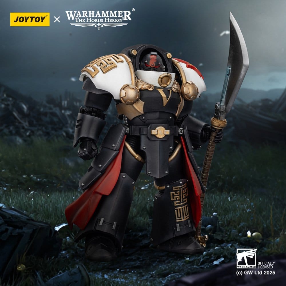 Warhammer The Horus Heresy Action Figure White Scars Ebon Keshig Terminator 1 con Power Glaive 13 cm