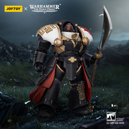 Warhammer The Horus Heresy Action Figure White Scars Ebon Keshig Terminator 1 con Power Glaive 13 cm