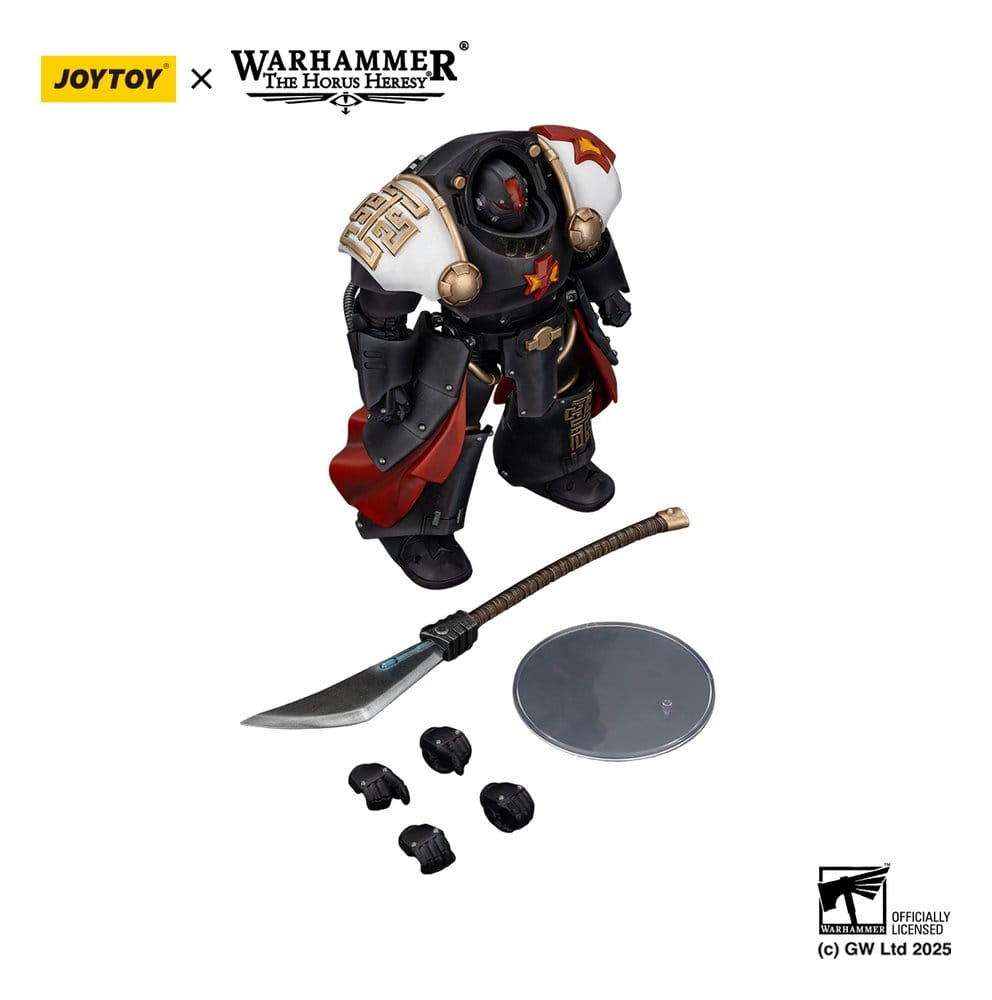 Warhammer The Horus Heresy Action Figur White Scars Ebon Keshig Terminator 2 med Power Glaive 13 cm