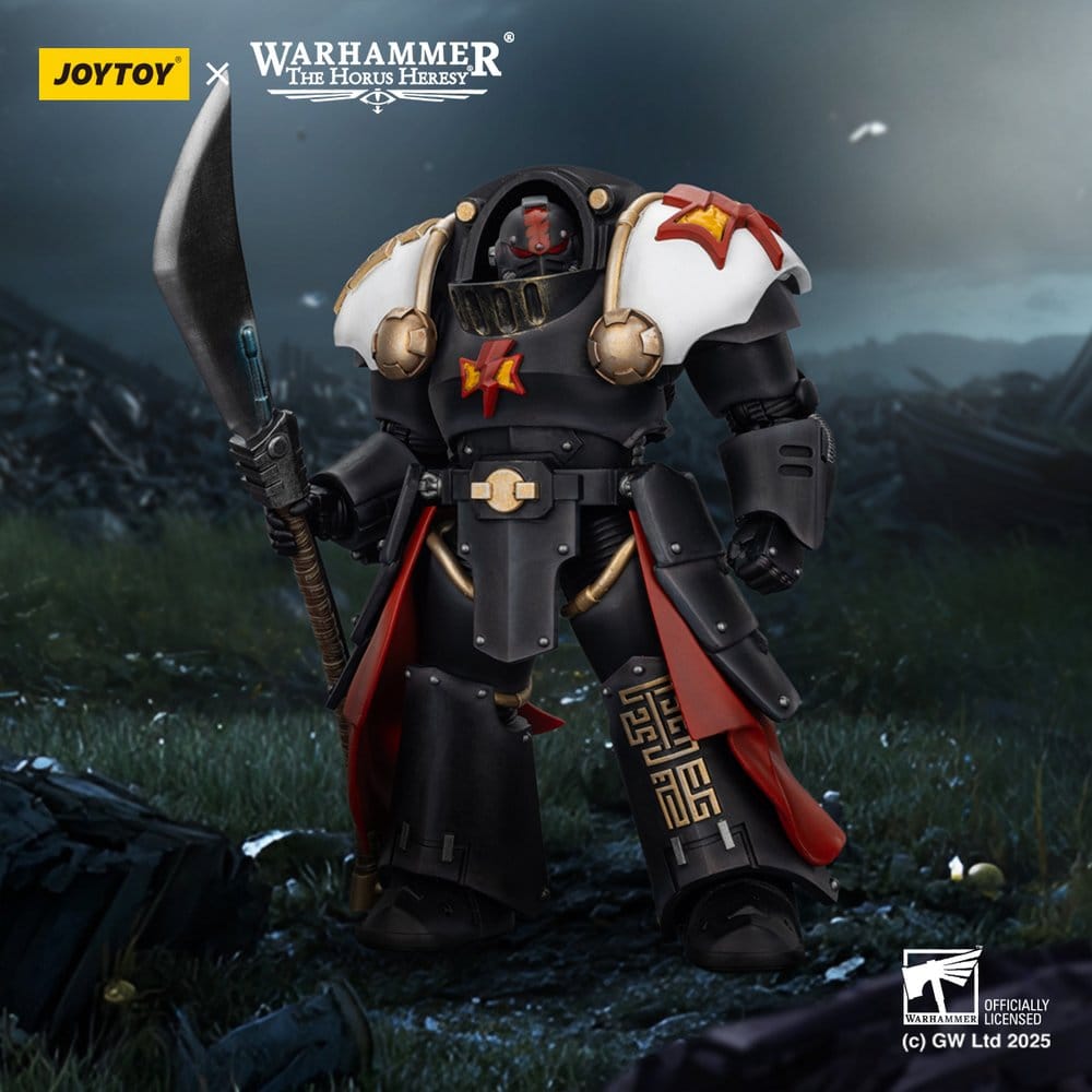 Warhammer The Horus Heresy Figurine White Scars Ebon Keshig Terminator 2 avec Power Glaive 13 cm