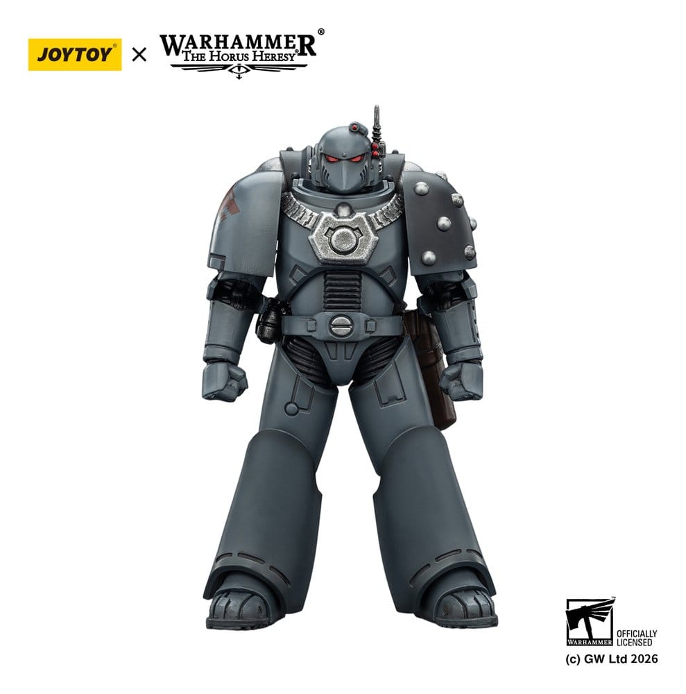 Warhammer La Herejía de Horus Figura de Acción Lobos Espaciales MKVI Legionario Táctico 12 cm