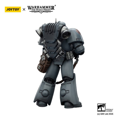 Warhammer La Herejía de Horus Figura de Acción Lobos Espaciales MKVI Legionario Táctico 12 cm