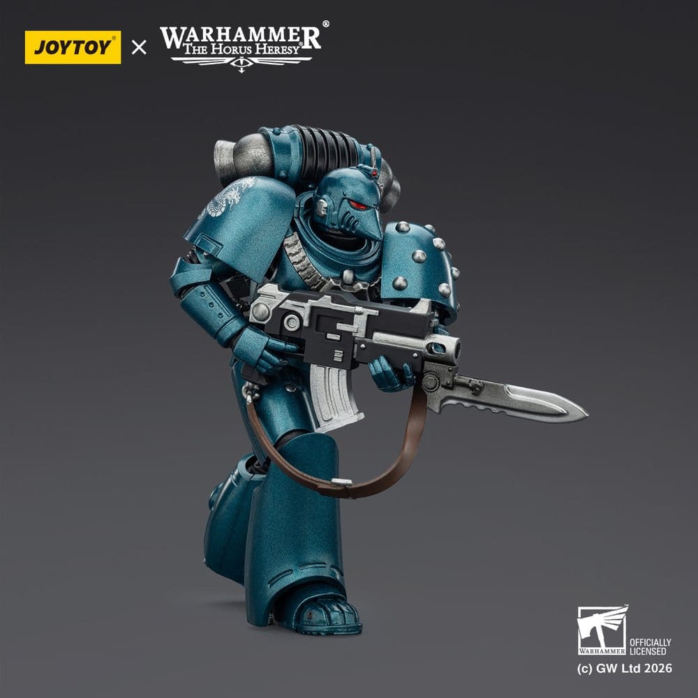 Warhammer La Herejía de Horus Figura de acción Alpha Legion MKVI Legionario táctico 12 cm