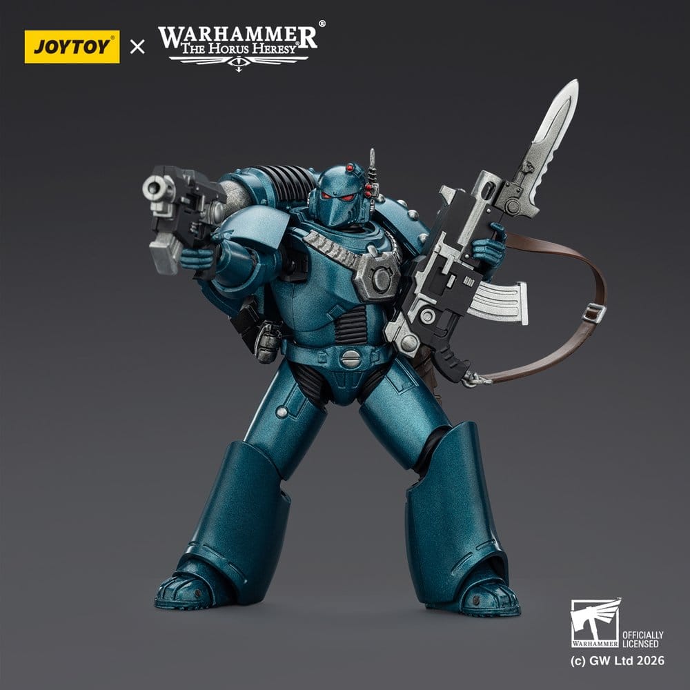 Warhammer La Herejía de Horus Figura de acción Alpha Legion MKVI Legionario táctico 12 cm
