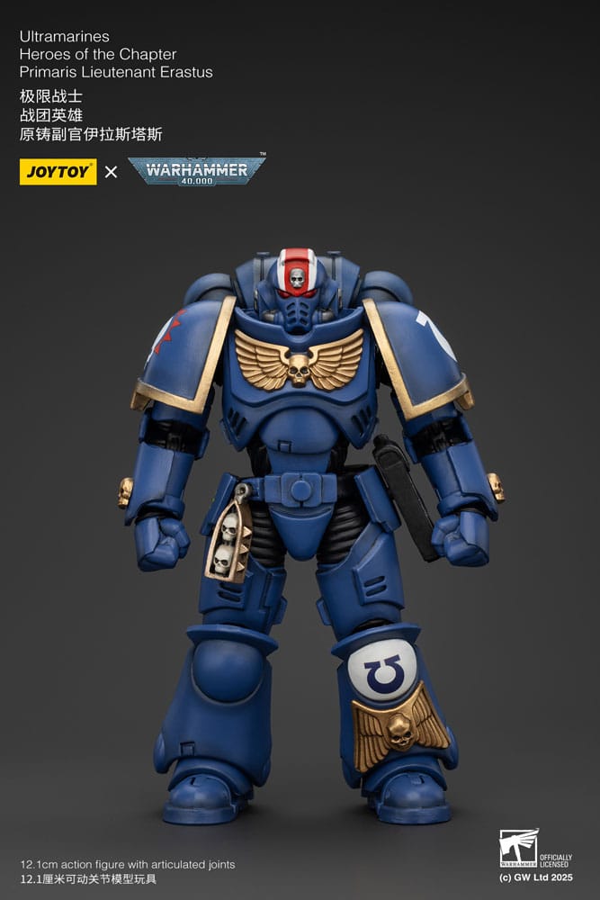 Warhammer 40K Action Şekil 1/18 Ultramarines Primaris Teğmen Erastus Bölümünün Kahramanları 20 Cm