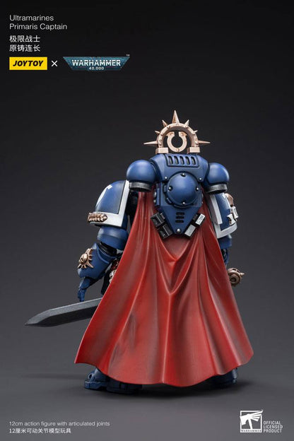 Warhammer 40k Aksiyon Figürü 1/18 Ultramarines Primaris Kaptan 12 cm