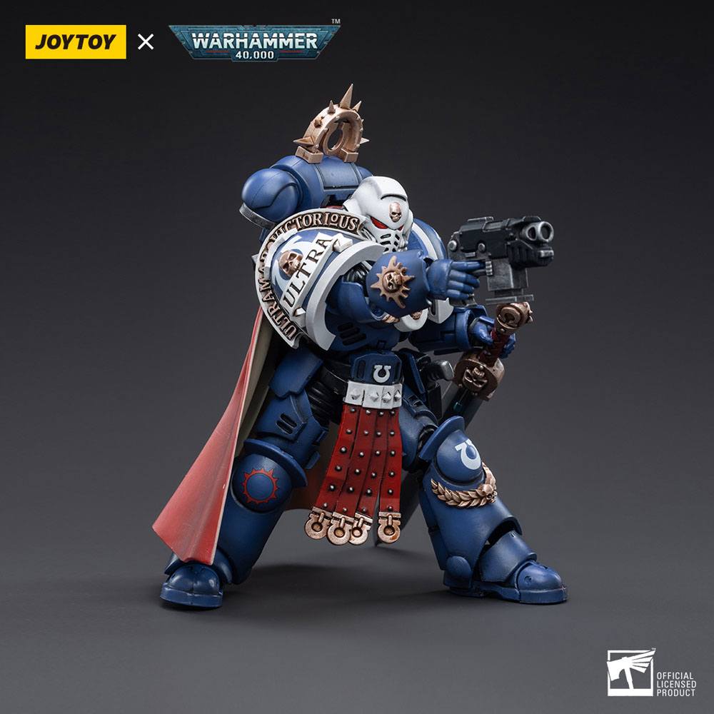 Warhammer 40k Aksiyon Figürü 1/18 Ultramarines Primaris Kaptan 12 cm