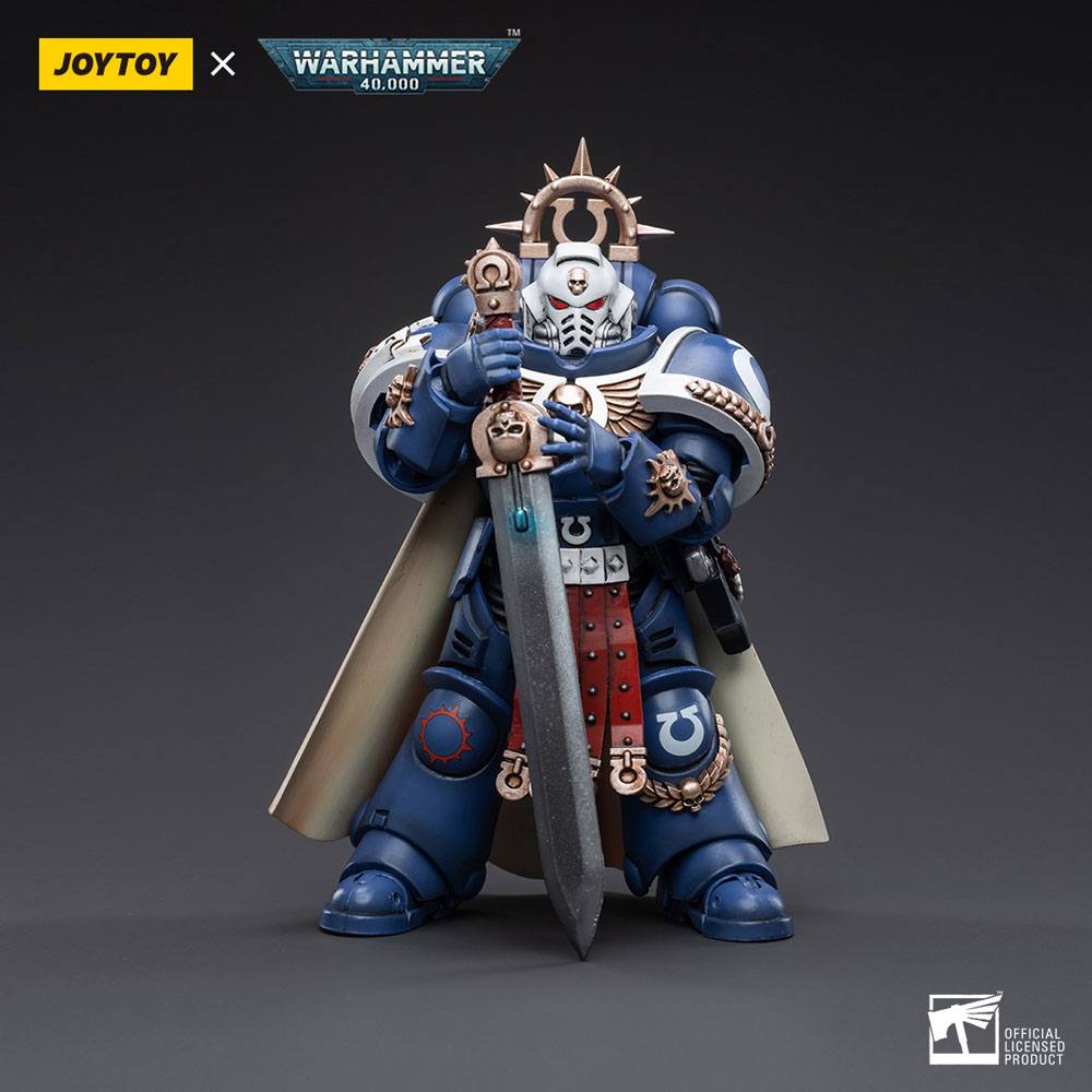 Warhammer 40k Aksiyon Figürü 1/18 Ultramarines Primaris Kaptan 12 cm