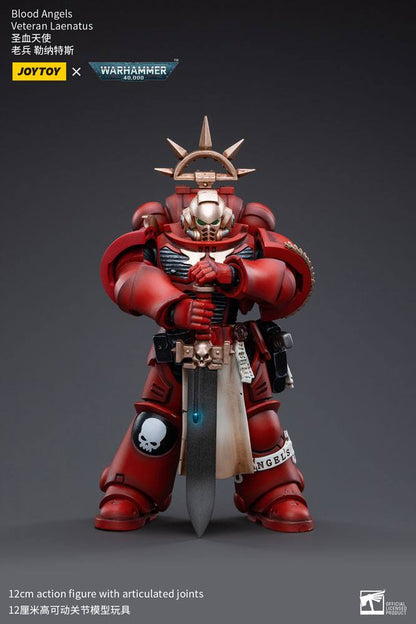 Warhammer 40k Acción Figura 1/18 Veterano de los ángeles de sangre Laenatus 12 cm