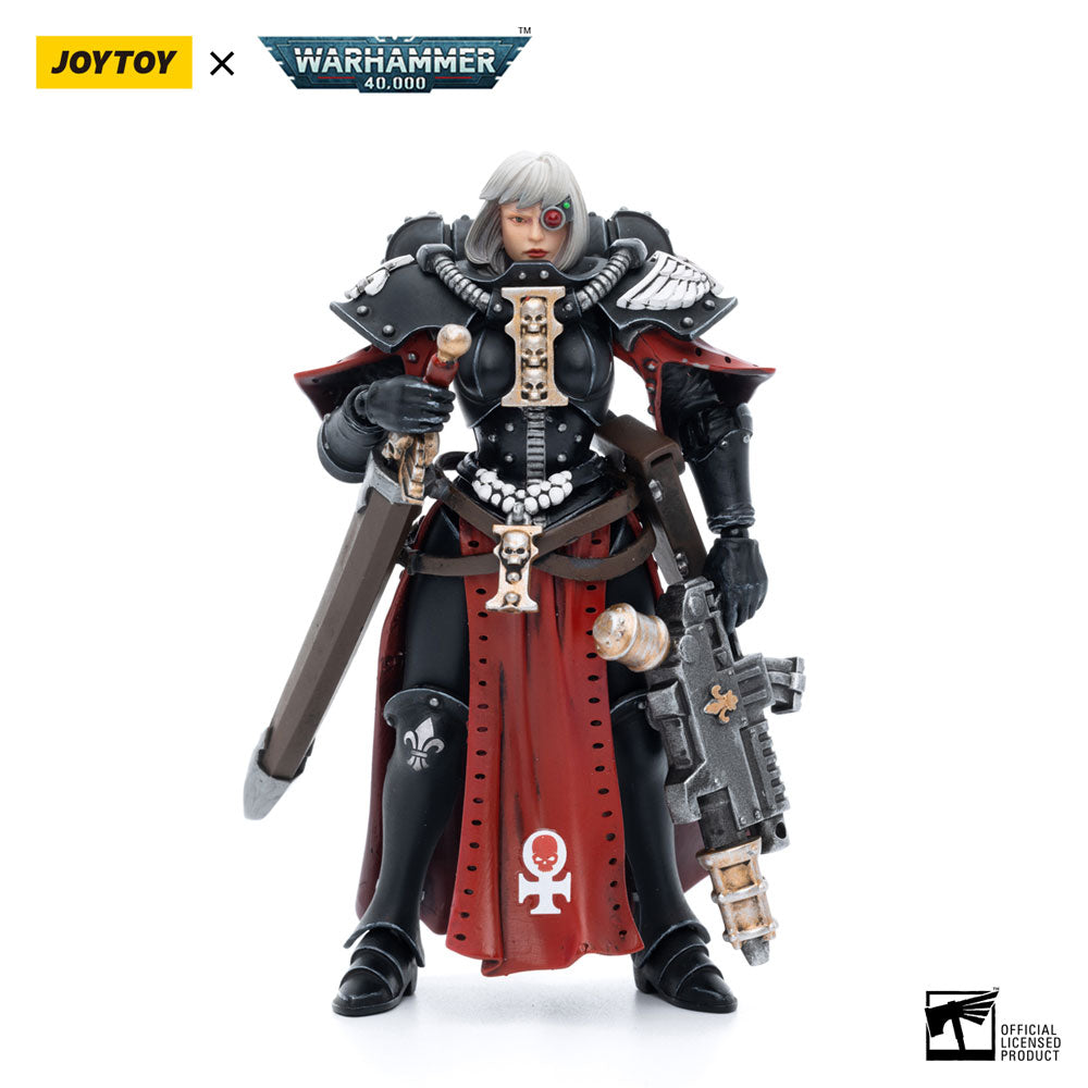 Warhammer 40k Aksiyon Figürü 1/18 Adepta Sororitas Savaş Kardeş Kardeş Kassia 10 cm
