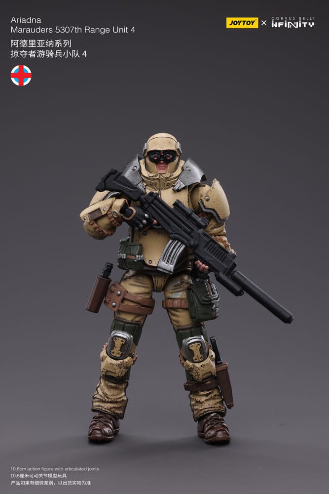 Infinity Tabletop Action Figure 1/18 Ariadna Marauders 5307th Range Unit 4 12 cm