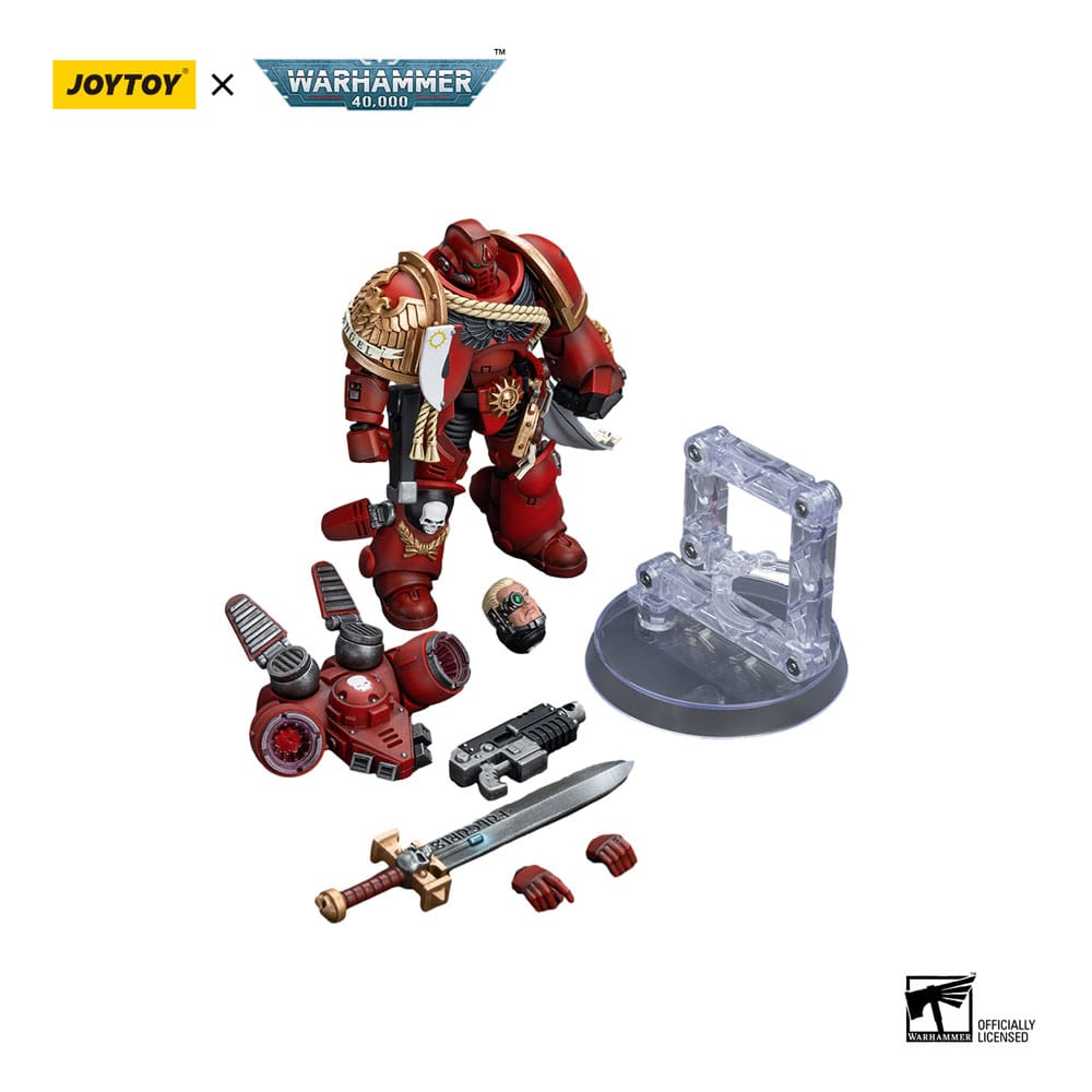 Warhammer the horus Heresy Action Şekil 1/18 Blood Angels Kaptan Atlama Paketi 12 cm