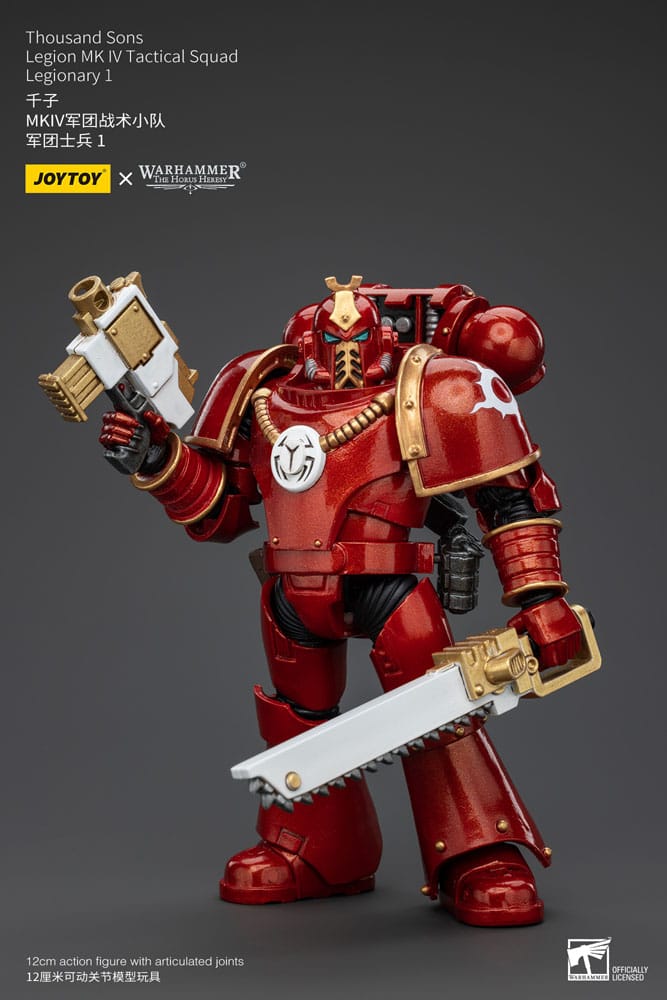 Warhammer Horus Heresy Action Şekil 1/18 Bin Oğlu Lejyon MK IV Taktik Kadro Lejyoner 1 12 Cm