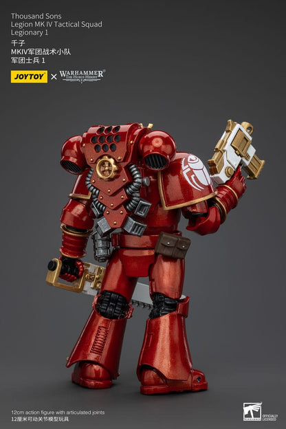 Warhammer Horus Heresy Action Şekil 1/18 Bin Oğlu Lejyon MK IV Taktik Kadro Lejyoner 1 12 Cm