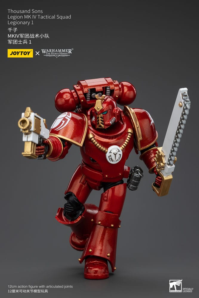 Warhammer Horus Heresy Action Şekil 1/18 Bin Oğlu Lejyon MK IV Taktik Kadro Lejyoner 1 12 Cm