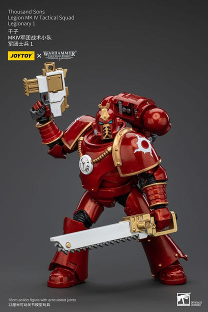 Warhammer Horus Heresy Action Şekil 1/18 Bin Oğlu Lejyon MK IV Taktik Kadro Lejyoner 1 12 Cm
