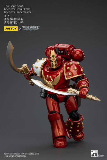 Warhammer Horus Heresy Action Şekil 1/18 Bin Oğul Khenetai Gizli Cabal Khenetai Blademaster 12 Cm