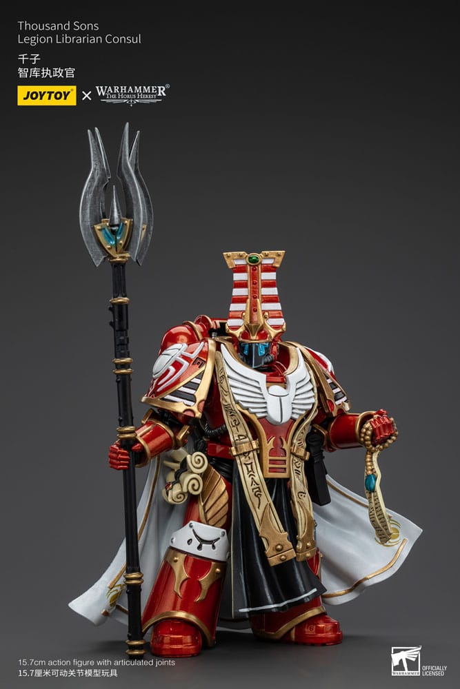 Warhammer die Horus Häresie Action Abbildung 1/18 Tausend Söhne Legion Bibliothekar Konsum 16 cm