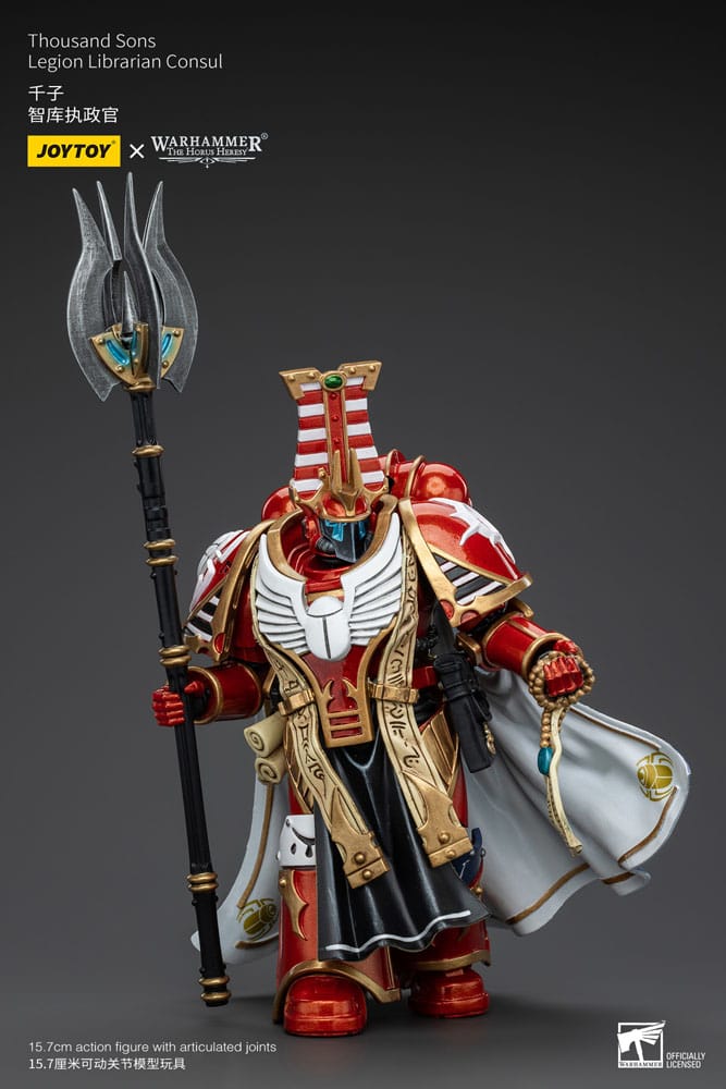 Warhammer die Horus Häresie Action Abbildung 1/18 Tausend Söhne Legion Bibliothekar Konsum 16 cm