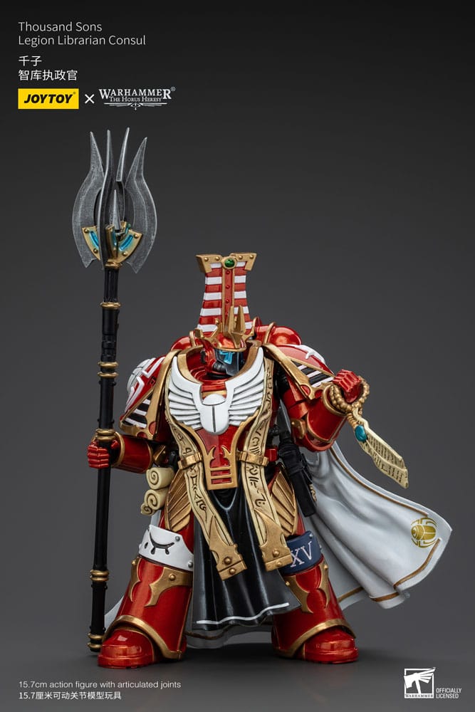 Warhammer die Horus Häresie Action Abbildung 1/18 Tausend Söhne Legion Bibliothekar Konsum 16 cm