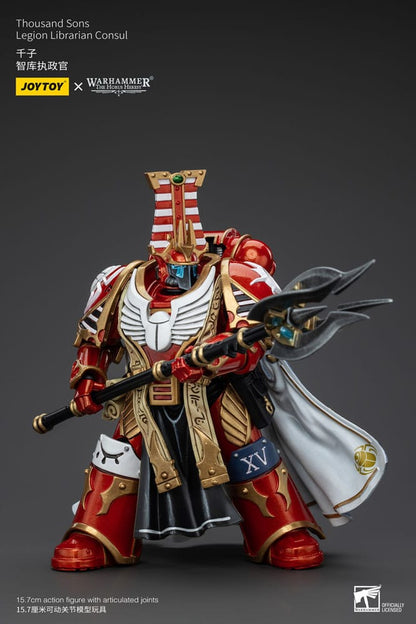 Warhammer die Horus Häresie Action Abbildung 1/18 Tausend Söhne Legion Bibliothekar Konsum 16 cm