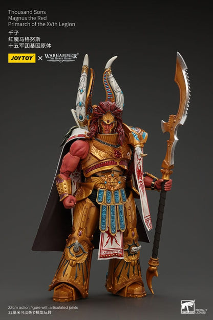 Warhammer Horus Heresy Action Şekil 1/18 bin oğul Magnus XVTH Lejyonunun Kızıl Primarçı 12 cm