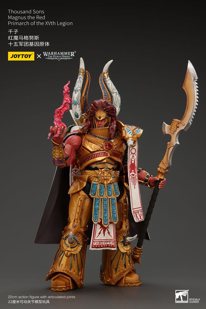Warhammer Horus Heresy Action Şekil 1/18 bin oğul Magnus XVTH Lejyonunun Kızıl Primarçı 12 cm