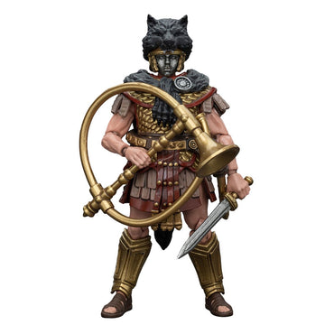 Acción de lucha Figura 1/18 República Romana Cohorte IV Buccinator 12 cm