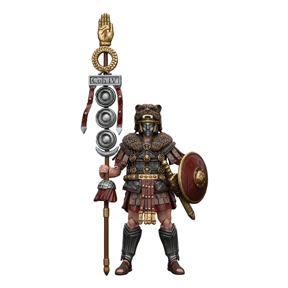 Acción de lucha Figura 1/18 República Romana Cohorte IV Signifer 12 cm