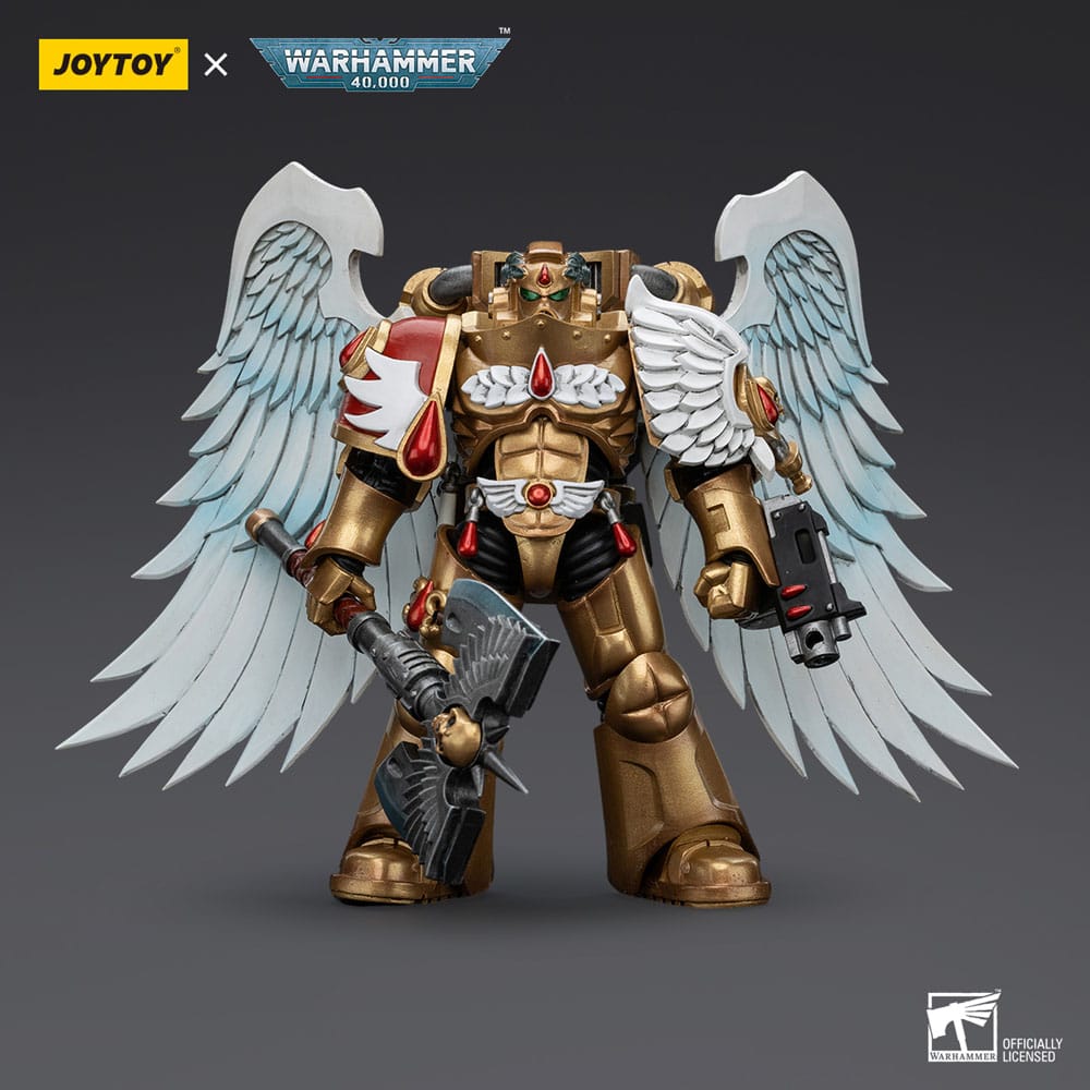 Warhammer 40 000 Action Figure 1/18 Garde sanguinée des anges sanguins avec une hache en encarminée 12 cm