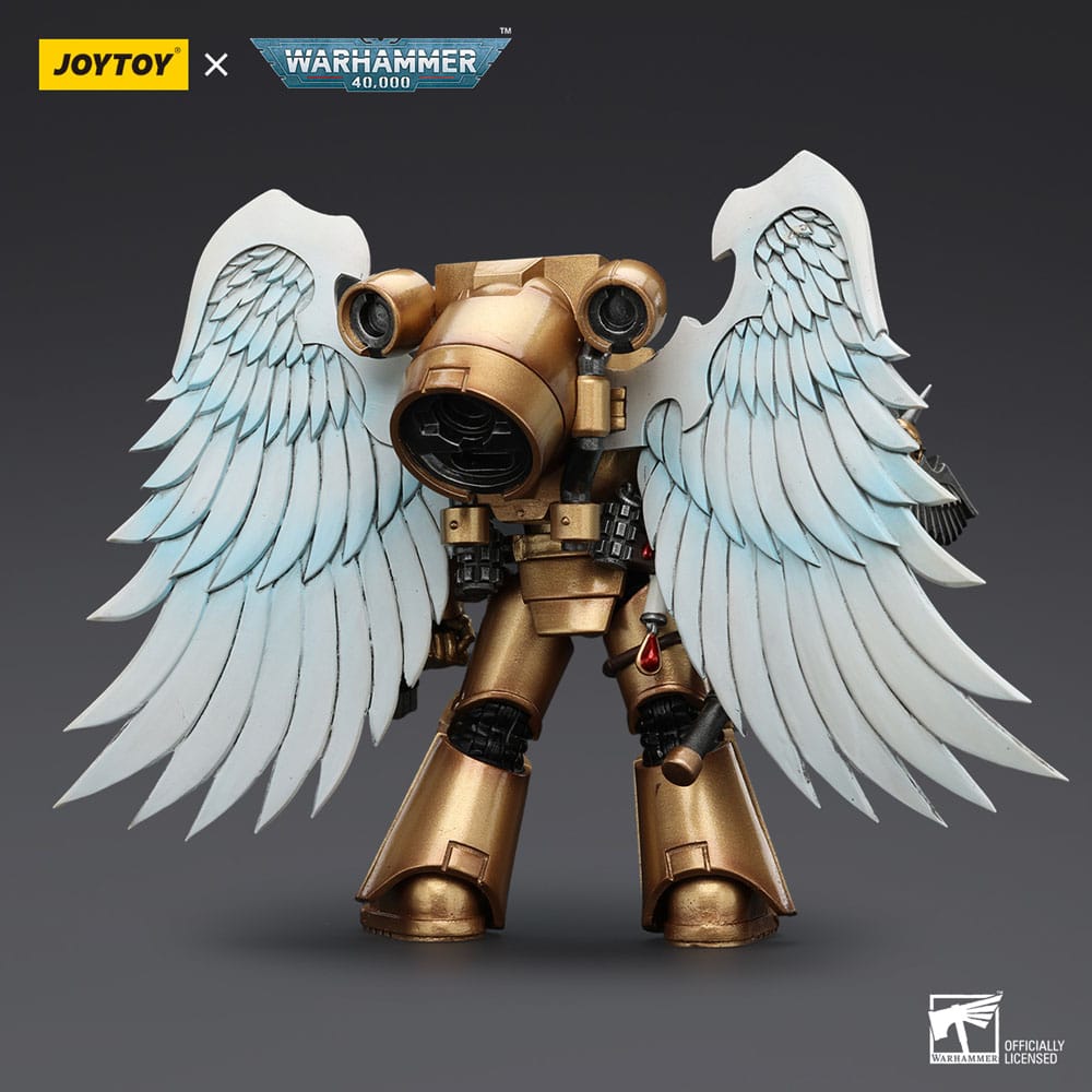 Warhammer 40.000 Eylem Şekil 1/18 Kan Melekleri Sanguinary Guard, Engarmin Ax ile 12 Cm