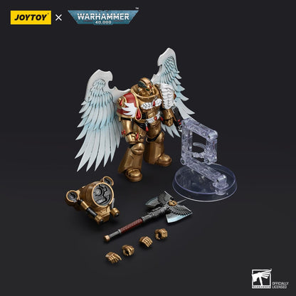 Warhammer 40.000 Eylem Şekil 1/18 Kan Melekleri Sanguinary Guard, Engarmin Ax ile 12 Cm