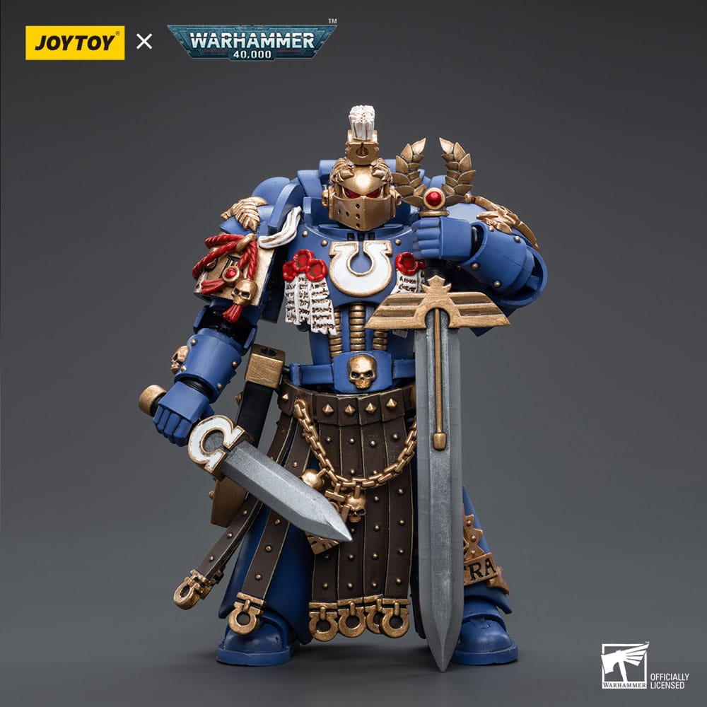 Warhammer 40K Action Bild 1/18 Ultramarines Honor Guard Chapter Champion 12 cm