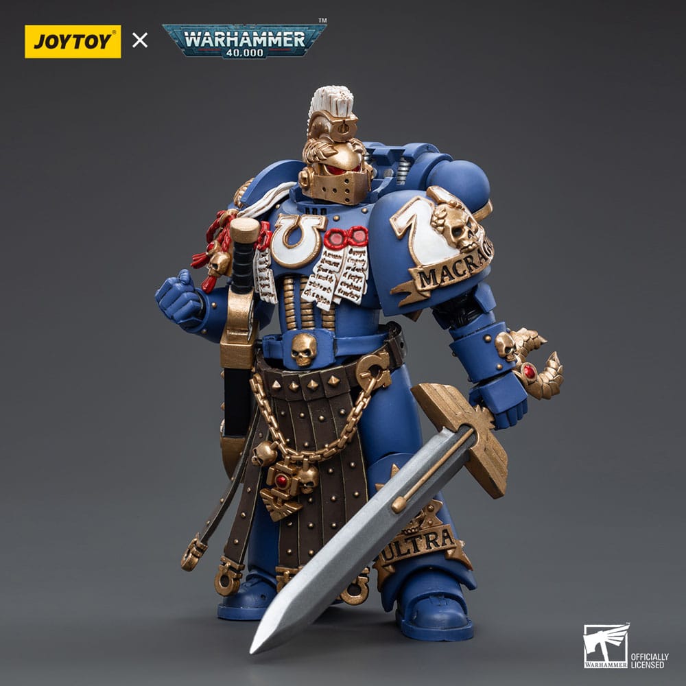 Warhammer 40K Action Bild 1/18 Ultramarines Honor Guard Chapter Champion 12 cm